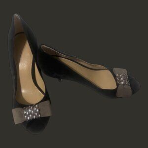 TALBOTS heel 2.5'', Size 5.5, upper leather/suede